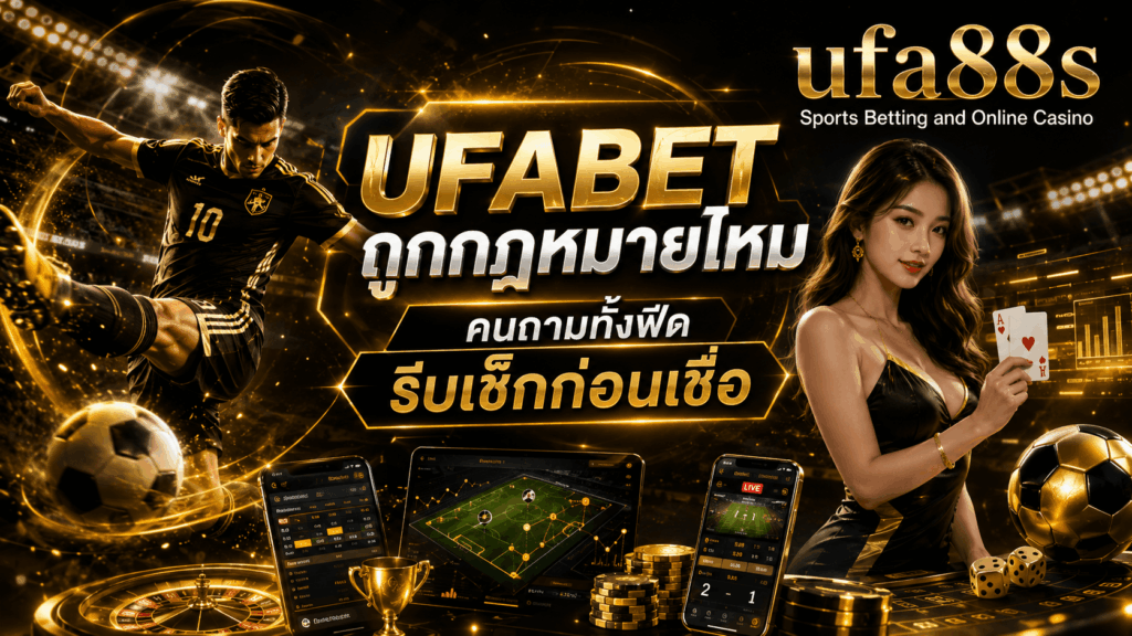 UFABET ถูกกฎหมายไหม