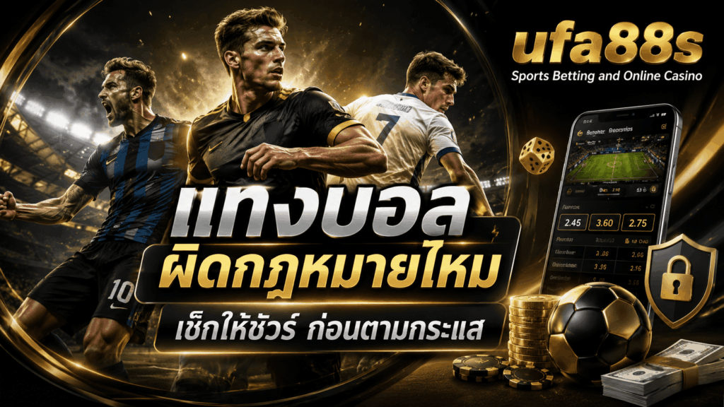 แทงบอลผิดกฎหมายไหม