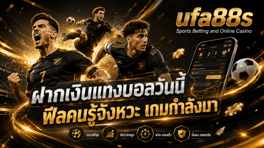 ฝากเงินแทงบอล