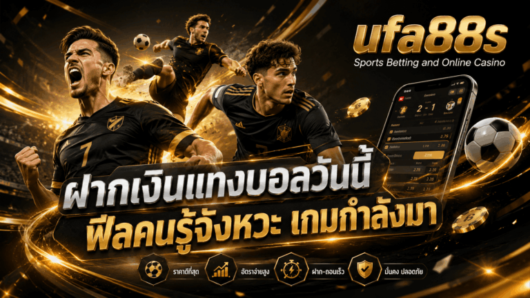 ฝากเงินแทงบอล