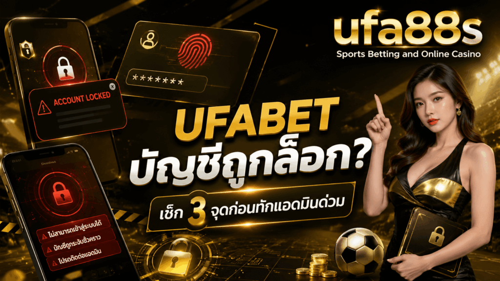 UFABET บัญชีถูกล็อก