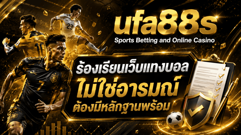 ร้องเรียนเว็บแทงบอล