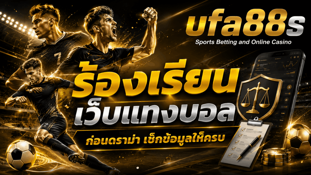 ร้องเรียนเว็บแทงบอล