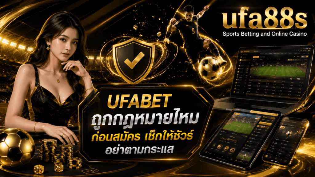UFABET ถูกกฎหมายไหม