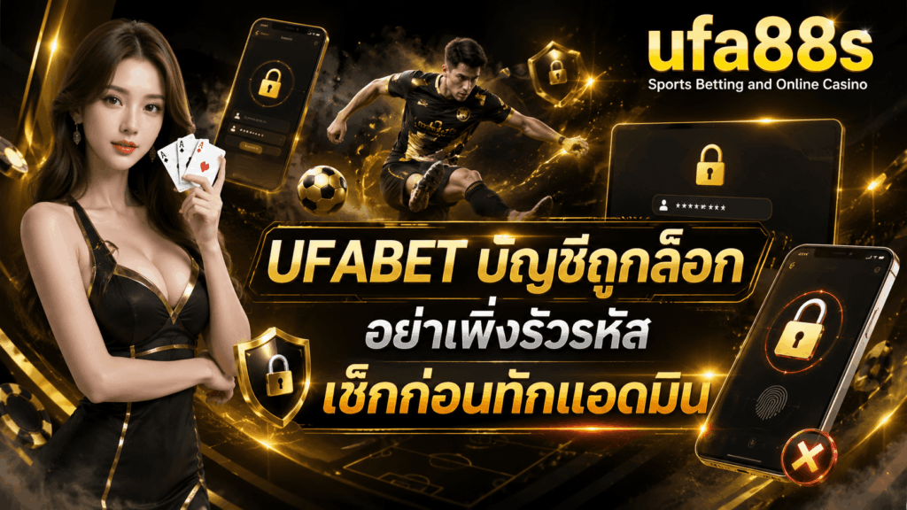 UFABET บัญชีถูกล็อก