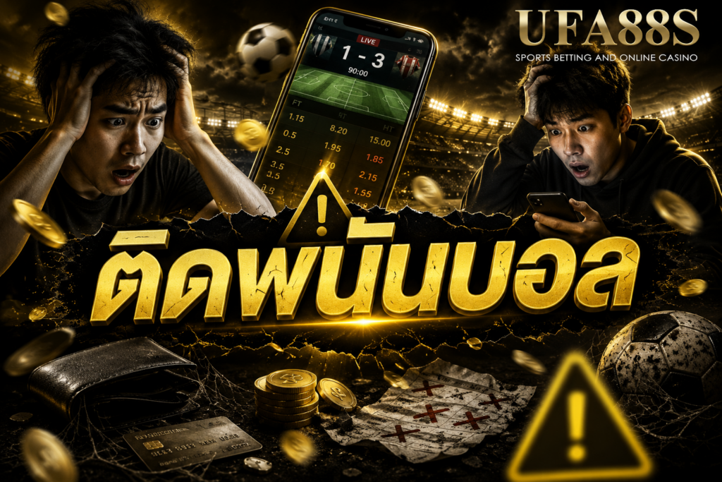 ติดพนันบอล รู้ทันพฤติกรรมก่อนกลายเป็นปัญหาใหญ่