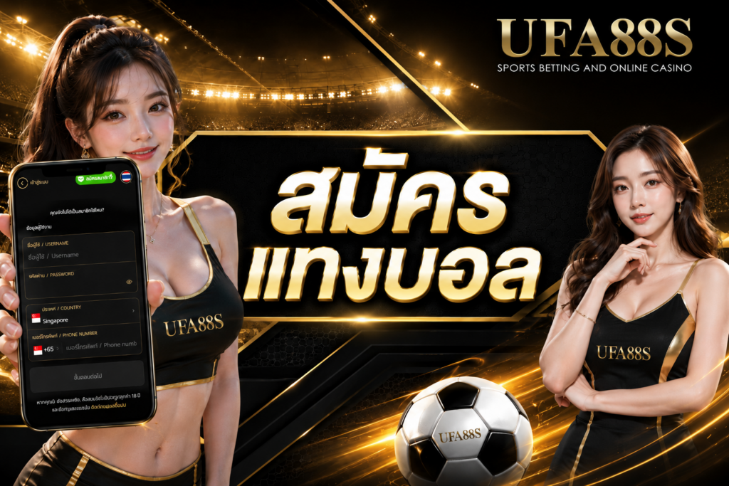 สมัครแทงบอล สมัครได้ 24 ชม. สมัครง่ายแน่นอน
