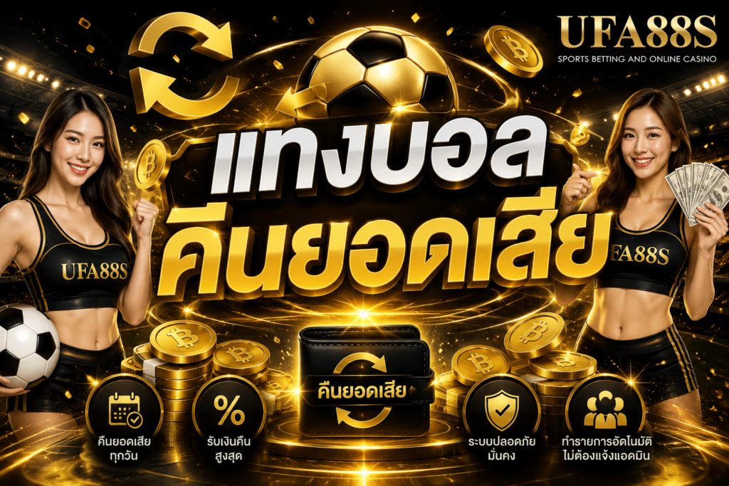 แทงบอลคืนยอดเสีย ศึกษารายละเอียดการรับคืนด้วยตัวเองได้เลยทันที