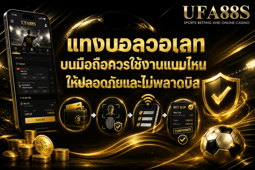 แทงบอลวอเลทบนมือถือควรใช้งานแบบไหนให้ปลอดภัยและไม่พลาดบิล
