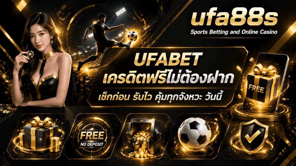UFABET เครดิตฟรีไม่ต้องฝาก