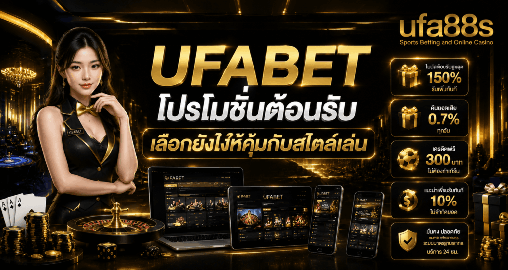 UFABET โปรโมชั่นต้อนรับ