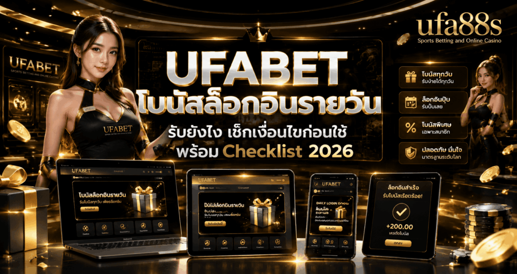 UFABET โบนัสล็อกอินรายวัน