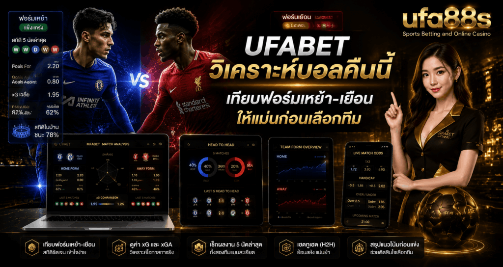 UFABET วิเคราะห์บอลคืนนี้