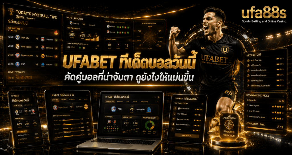 UFABET ทีเด็ดบอลวันนี้