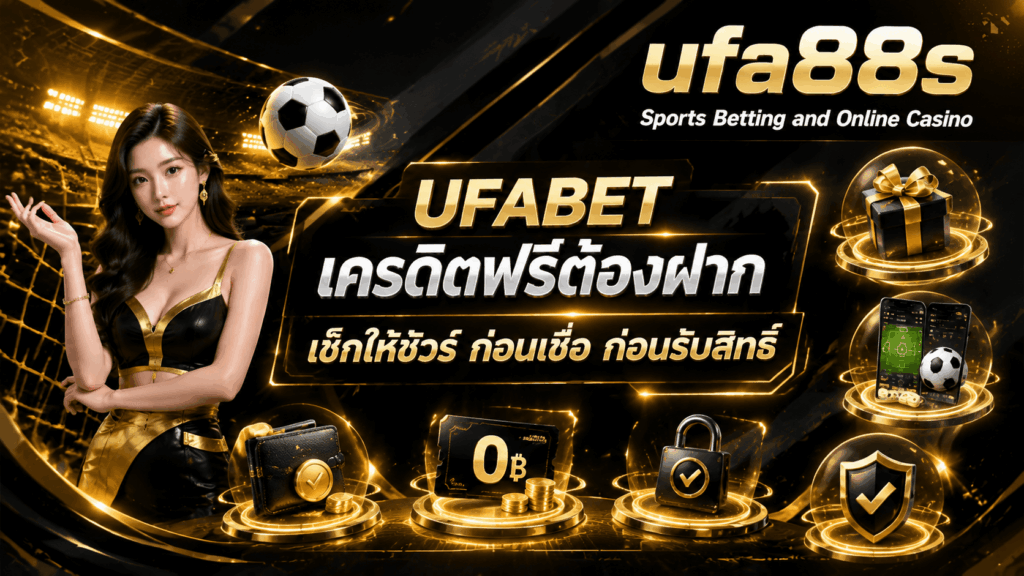 UFABET เครดิตฟรีไม่ต้องฝาก