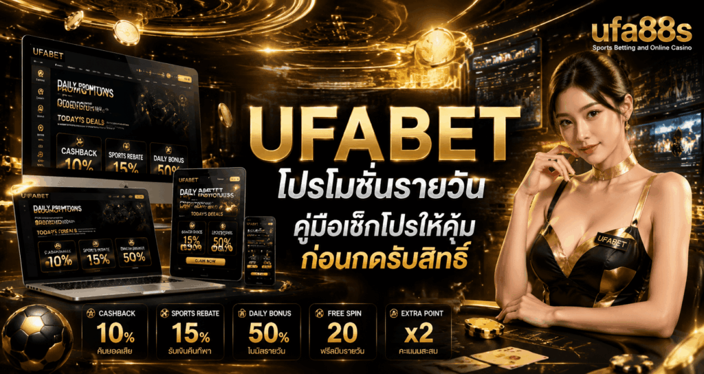 UFABET โปรโมชั่นรายวัน