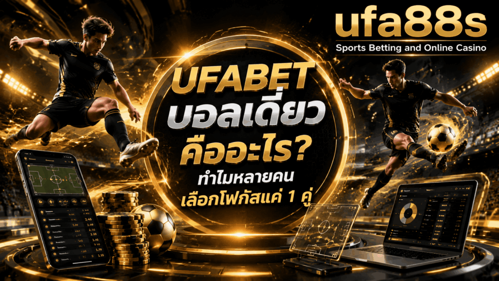 UFABET บอลเดี่ยว