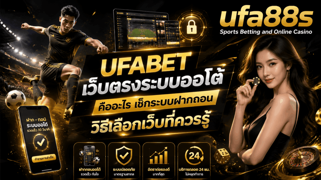UFABET เว็บตรงระบบออโต้