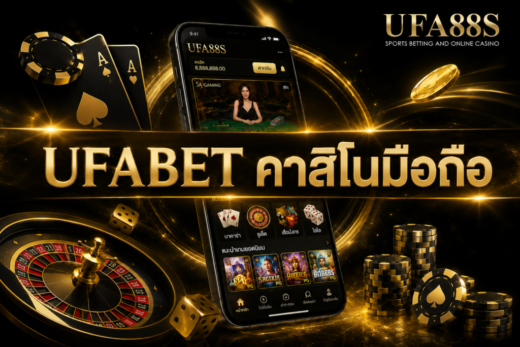 UFABET คาสิโนมือถือ ใช้งานง่ายผ่านสมาร์ตโฟน