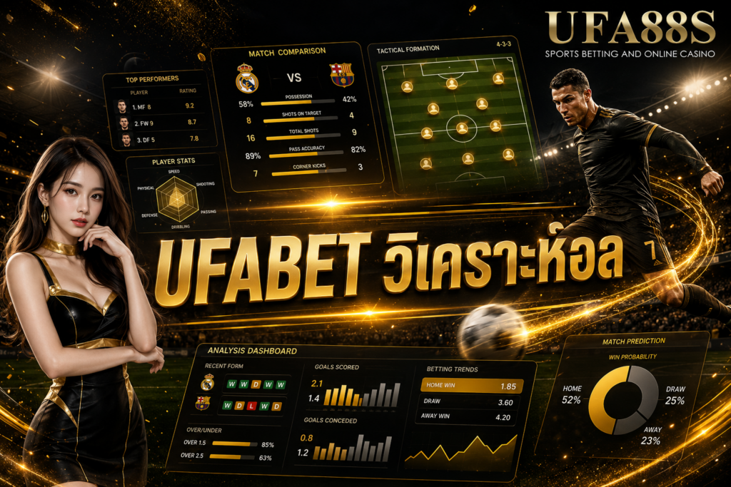 UFABET วิเคราะห์บอล วิเคราะห์ก่อนแข่งอย่างเป็นระบบ