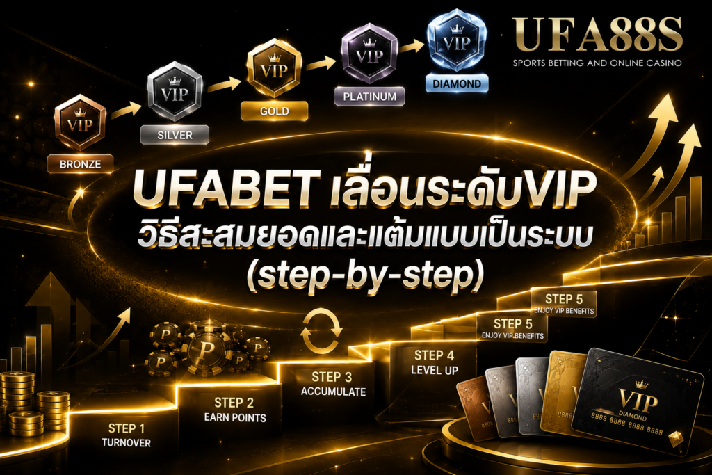 UFABET เลื่อนระดับVIP วิธีสะสมยอดและแต้มแบบเป็นระบบ (step-by-step)