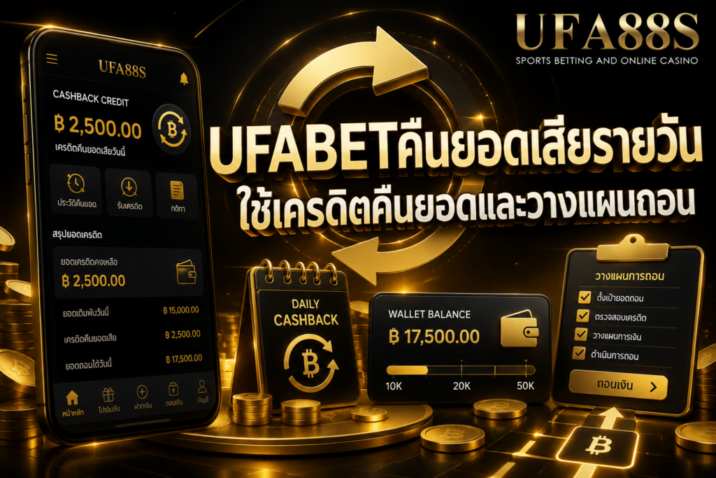 UFABETคืนยอดเสียรายวัน ใช้เครดิตคืนยอดและวางแผนถอน