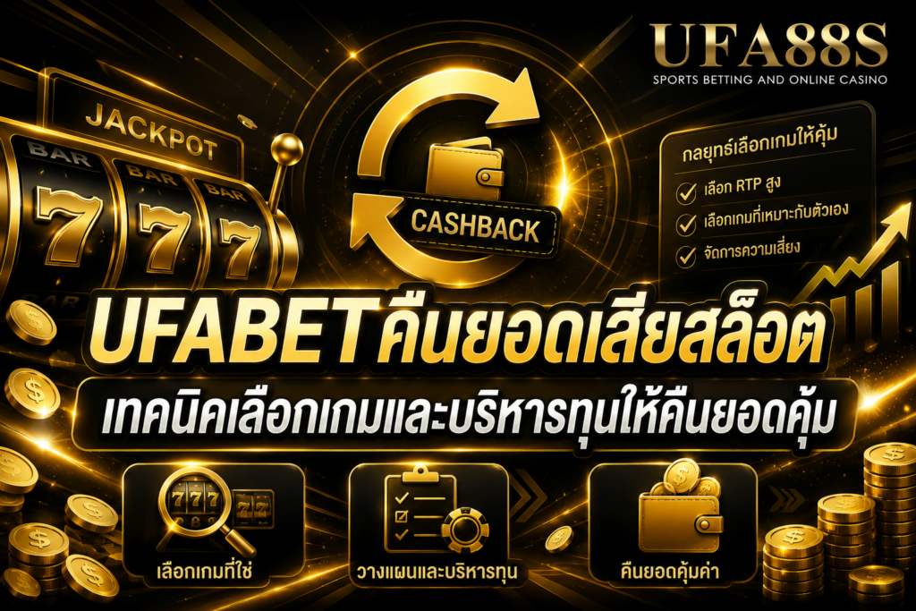 UFABETคืนยอดเสียสล็อต เทคนิคเลือกเกมและบริหารทุนให้คืนยอดคุ้ม