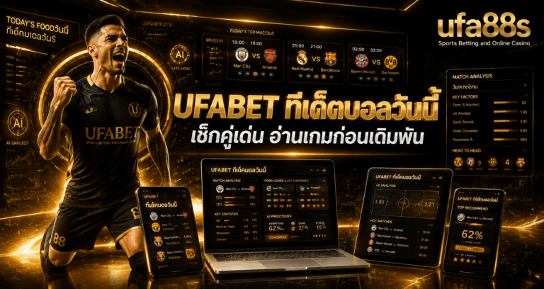 UFABET ทีเด็ดบอลวันนี้