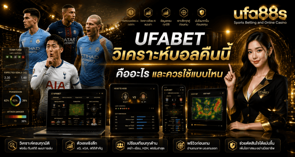 UFABET วิเคราะห์บอลคืนนี้