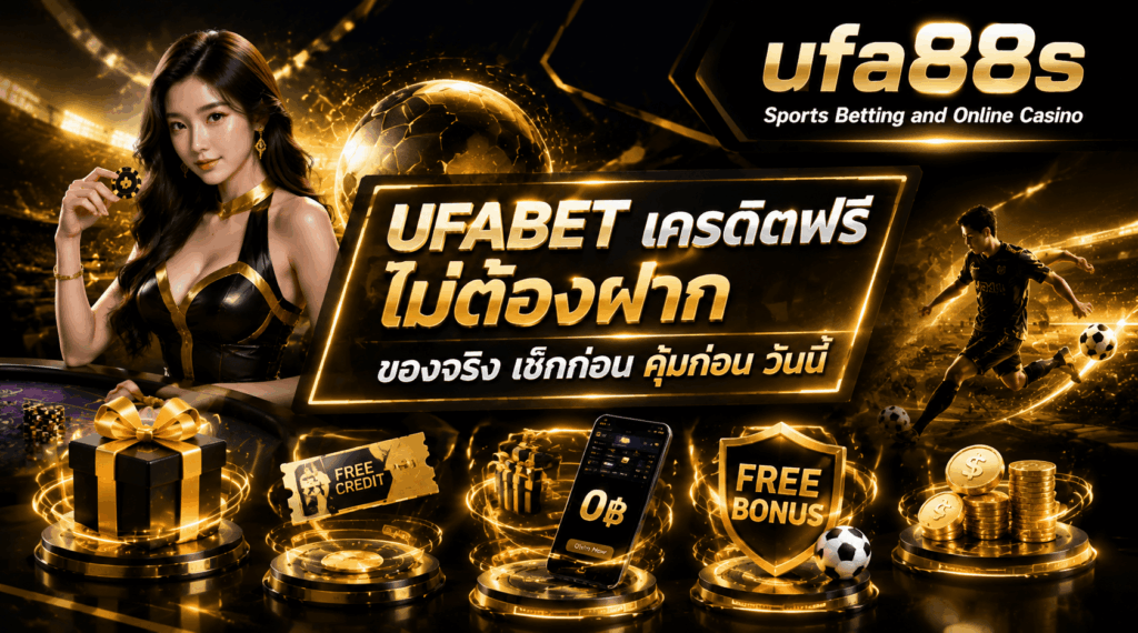 UFABET เครดิตฟรีไม่ต้องฝาก