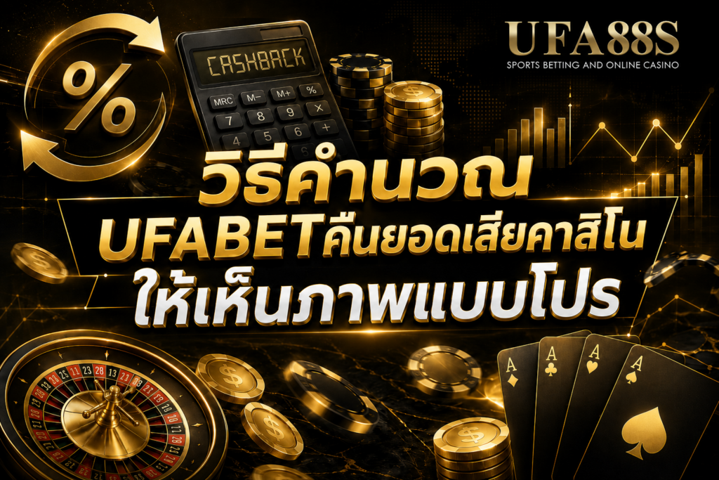 วิธีคำนวณ UFABETคืนยอดเสียคาสิโน ให้เห็นภาพแบบโปร