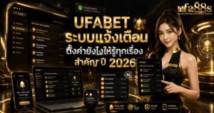 UFABET ระบบแจ้งเตือน