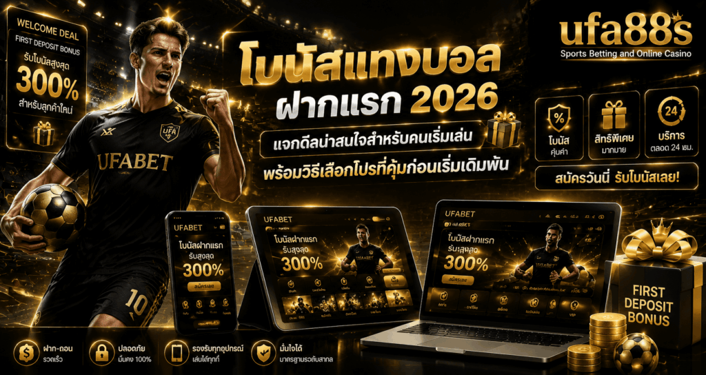 โบนัสแทงบอลฝากแรก