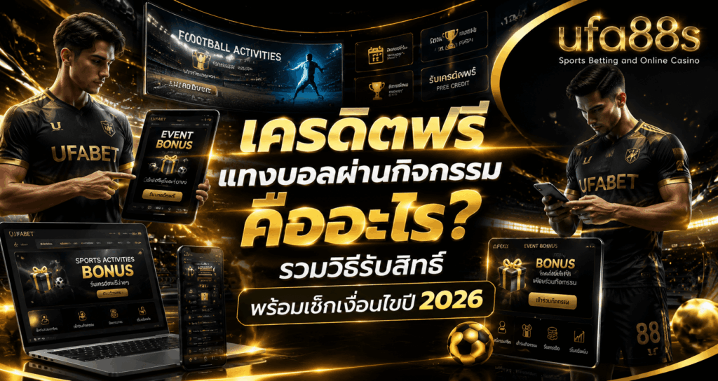 เครดิตฟรีแทงบอลผ่านกิจกรรม