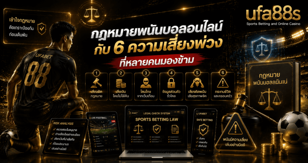 กฎหมายพนันบอลออนไลน์