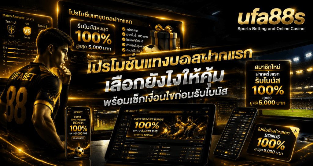 โปรโมชั่นแทงบอลฝากแรก