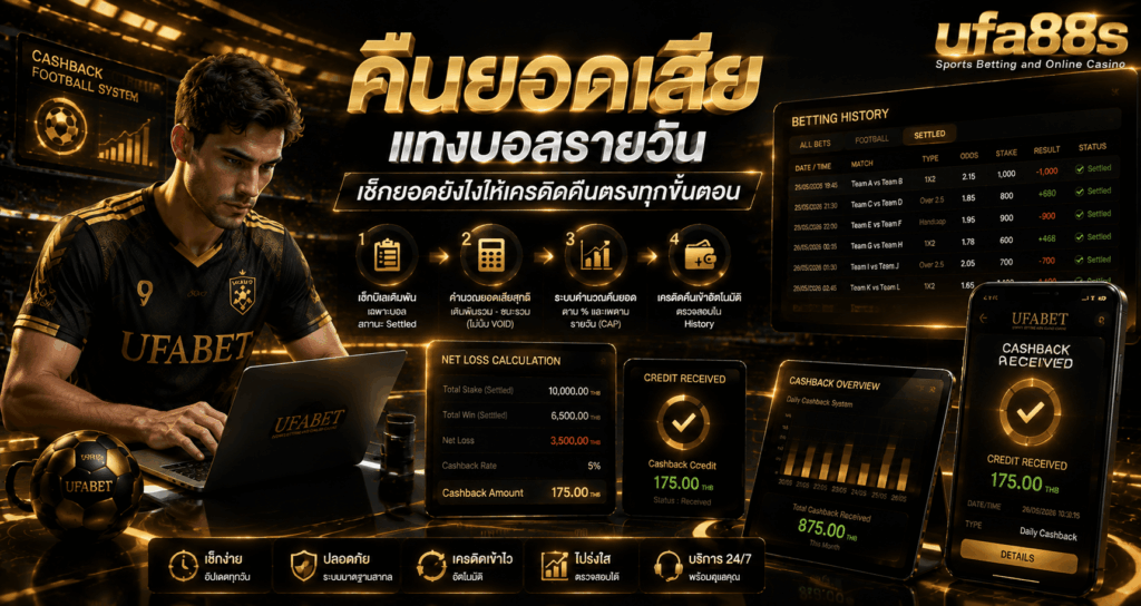 คืนยอดเสียแทงบอลรายวัน