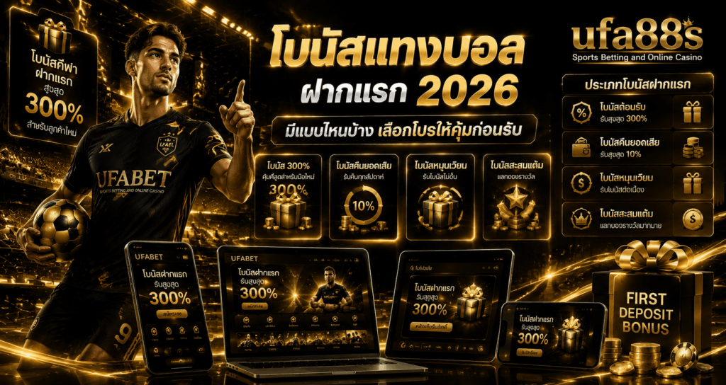 โบนัสแทงบอลฝากแรก