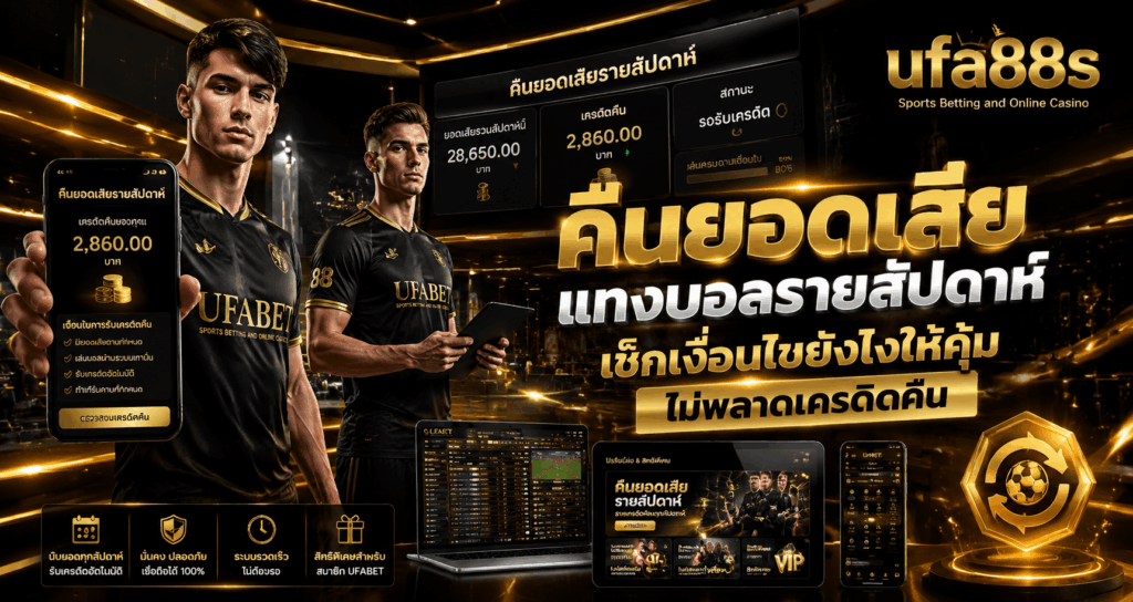 คืนยอดเสียแทงบอลรายสัปดาห์