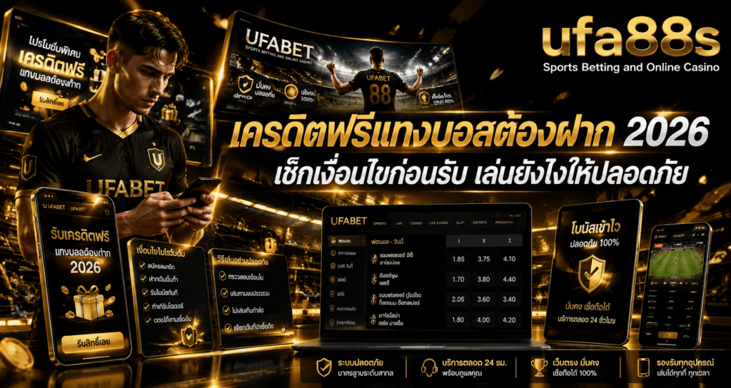 เครดิตฟรีแทงบอลไม่ต้องฝาก