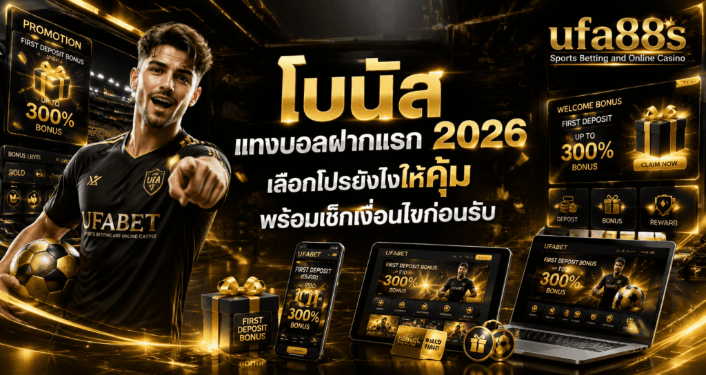 โบนัสแทงบอลฝากแรก