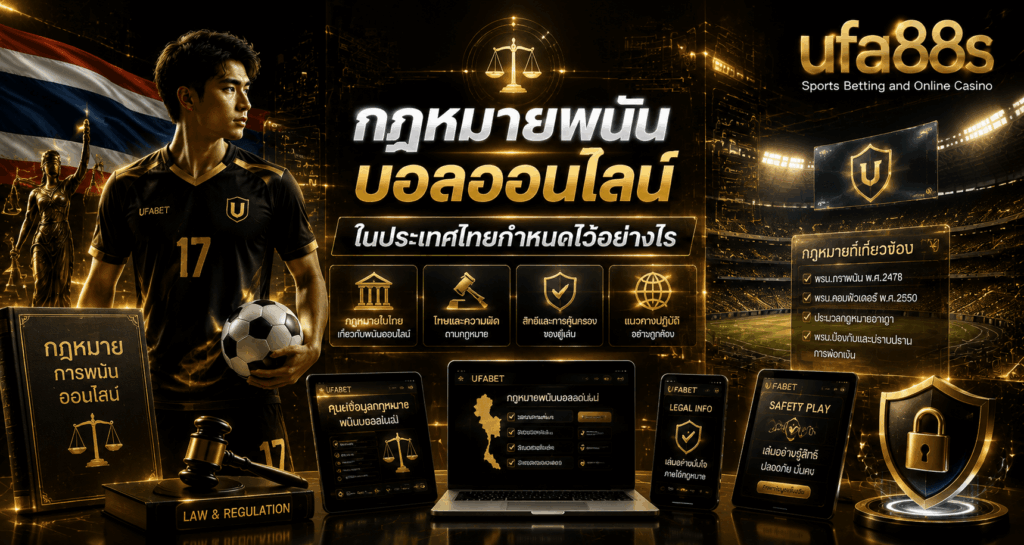 กฎหมายพนันบอลออนไลน์