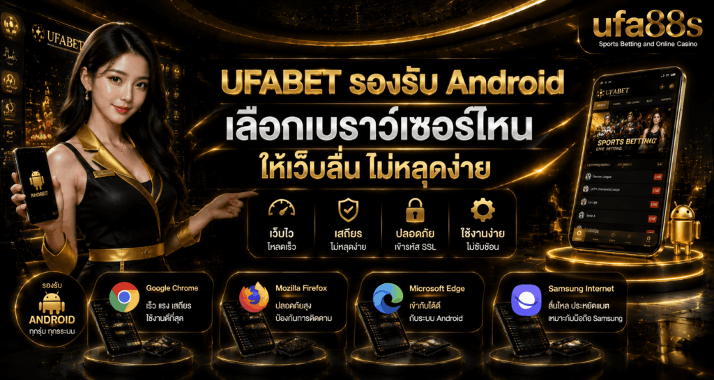 UFABET รองรับ Android