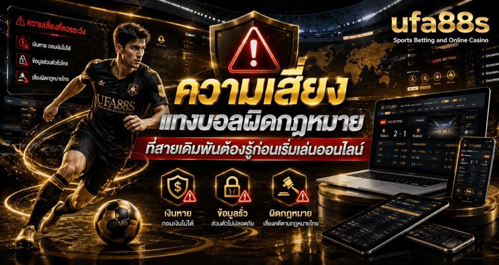 ความเสี่ยงแทงบอลผิดกฎหมาย