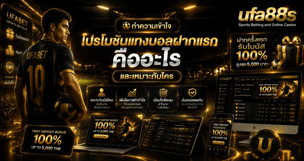 โปรโมชั่นแทงบอลฝากแรก