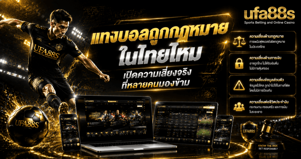 แทงบอลถูกกฎหมายในไทยไหม
