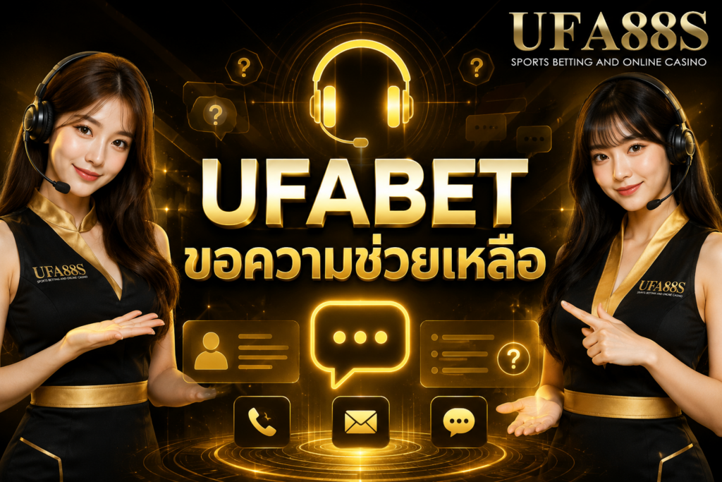 UFABET ขอความช่วยเหลือ แจ้งปัญหาบัญชี ฝากถอน และล็อกอิน