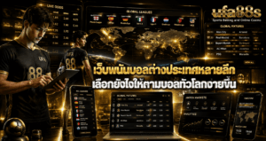 เว็บพนันบอลต่างประเทศหลายลีก