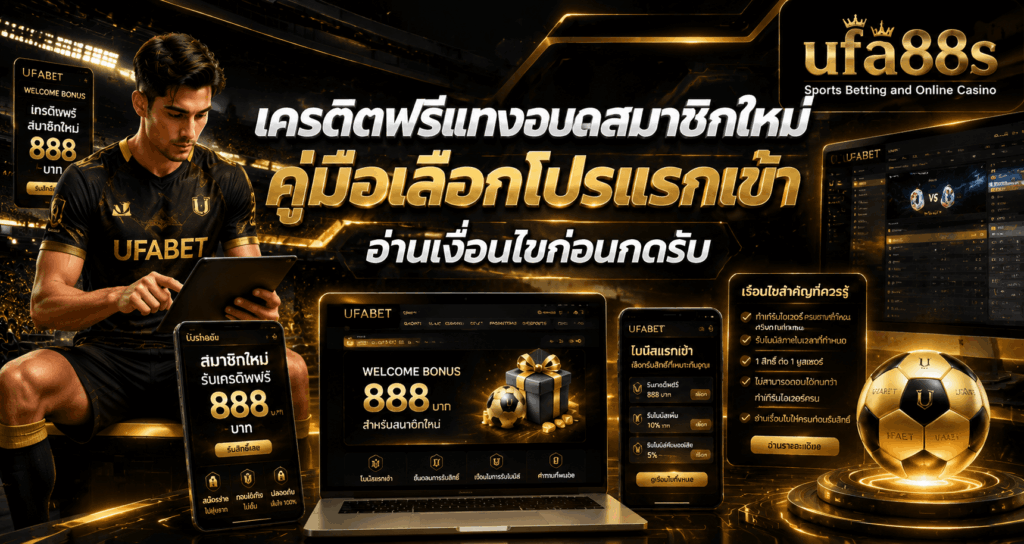 เครดิตฟรีแทงบอลสมาชิกใหม่