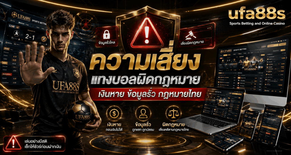 ความเสี่ยงแทงบอลผิดกฎหมาย